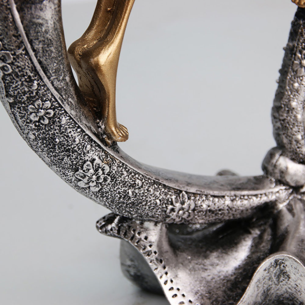 Abstract Romantic Couple Sculpture