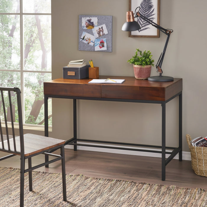 Modern Industrial Wood Desk
