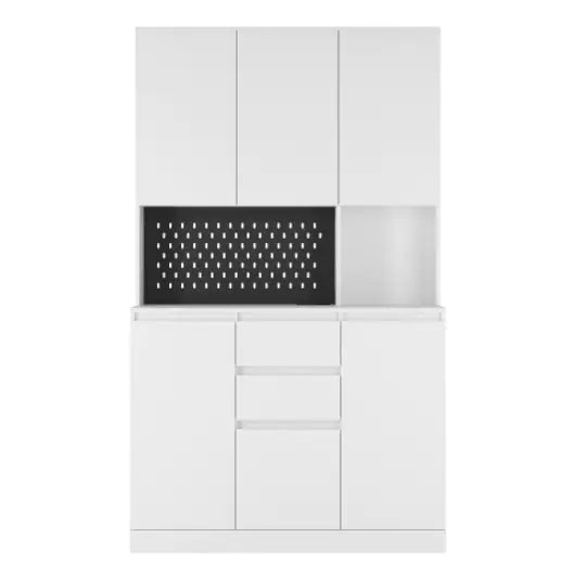Freestanding Kitchen Cabinet | Modern Storage & Charging