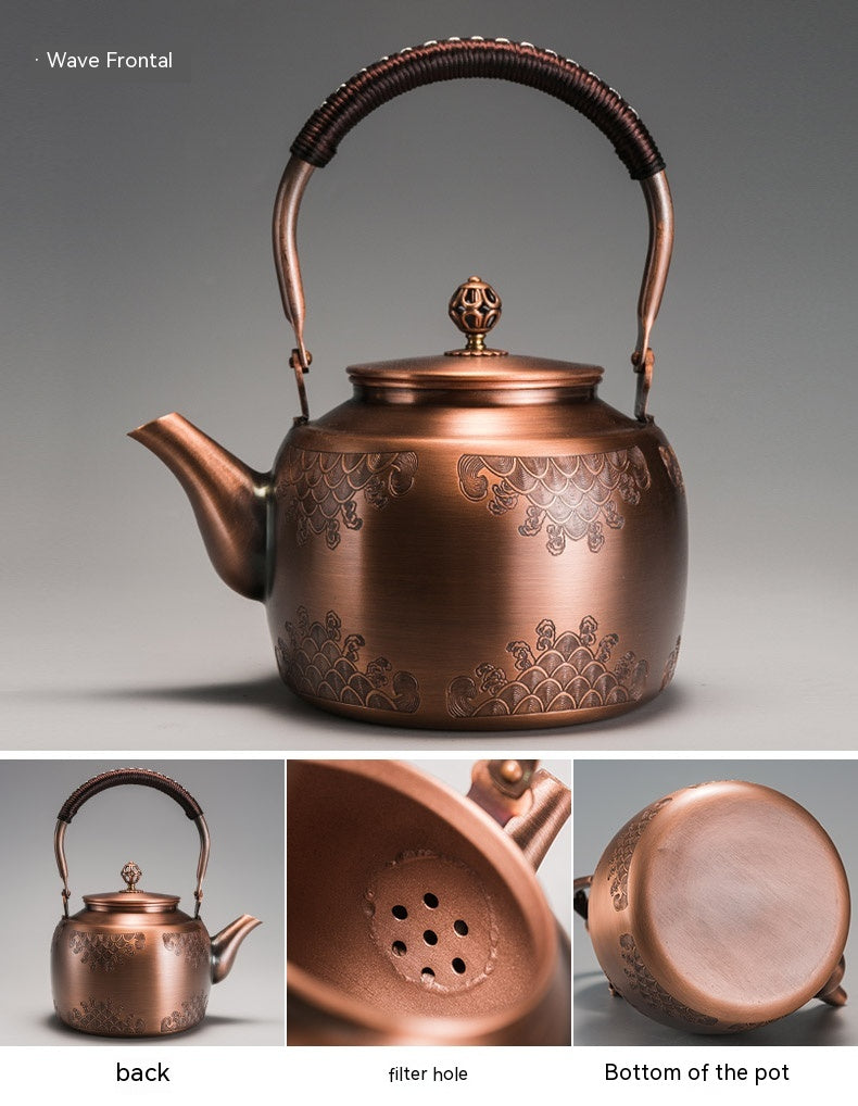 Copper Art Tea Pot