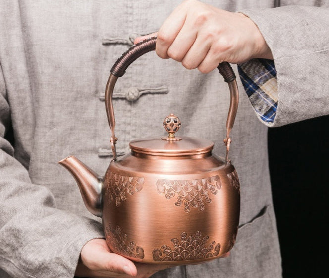 Copper Art Tea Pot