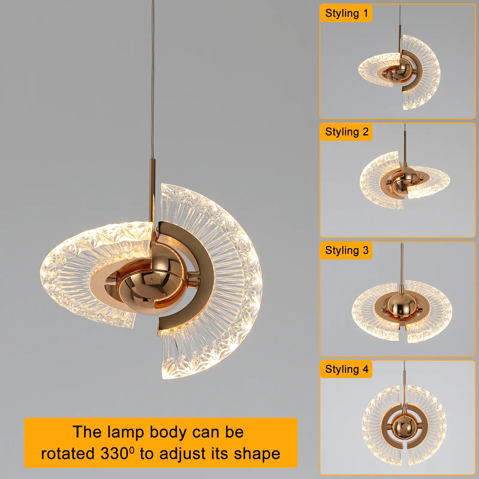 Postmodern Minimalist Small Chandelier