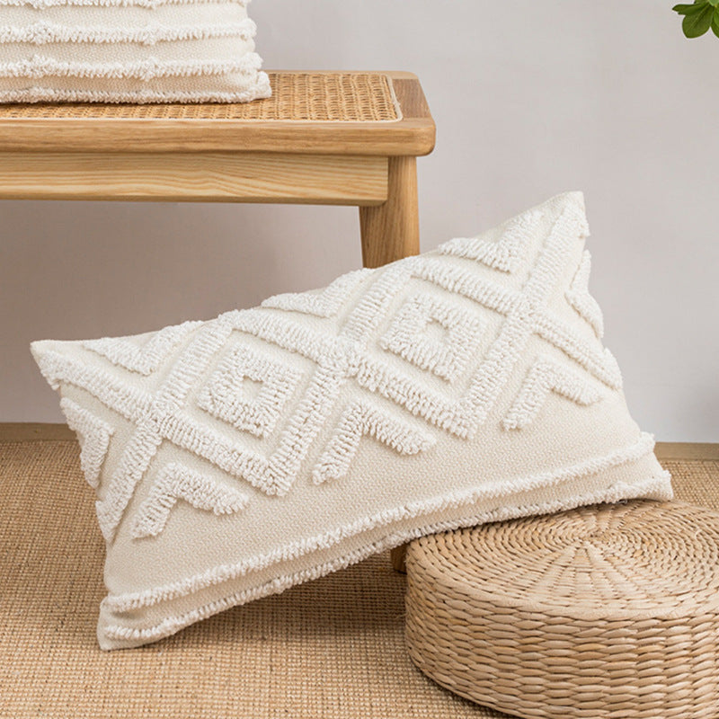 Modern Bouclé Loop Textured Pillow Cover