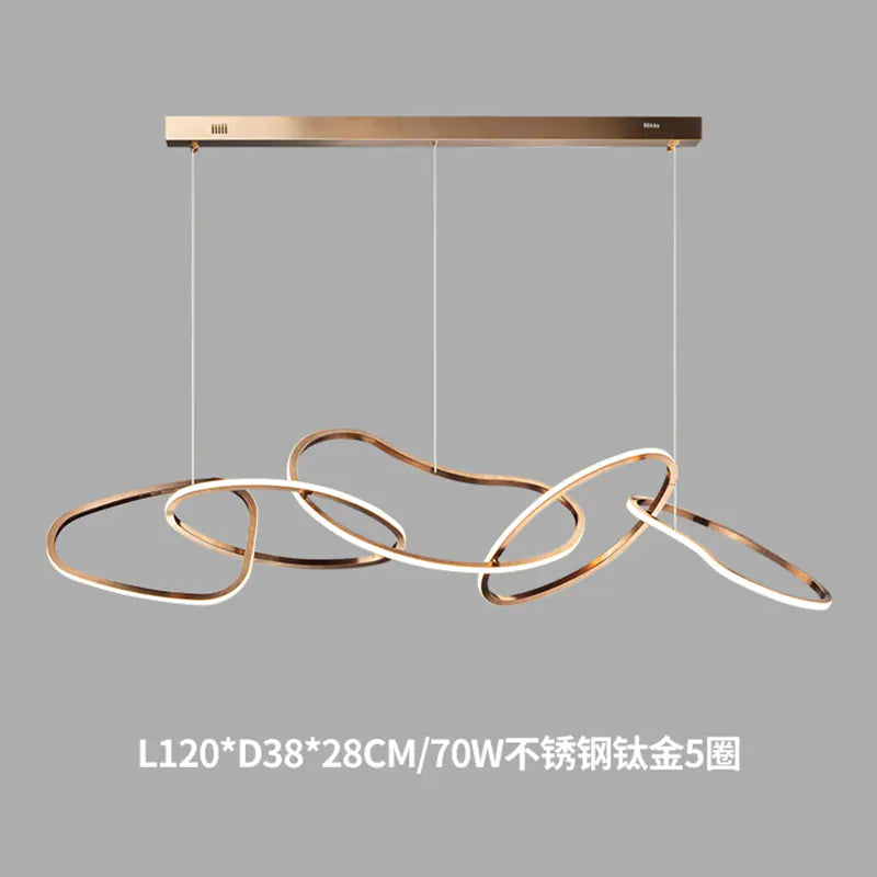 Nordic Minimalist Stainless Steel Pendant Light