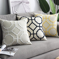 Modern Geometric Throw Pillow Cover