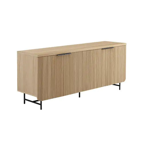 Modern Fluted-Door Sideboard | Minimalist Storage Cabinet