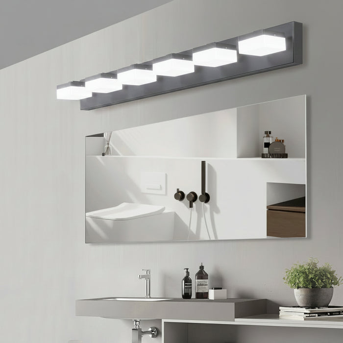 Modern Black LED Vanity Light