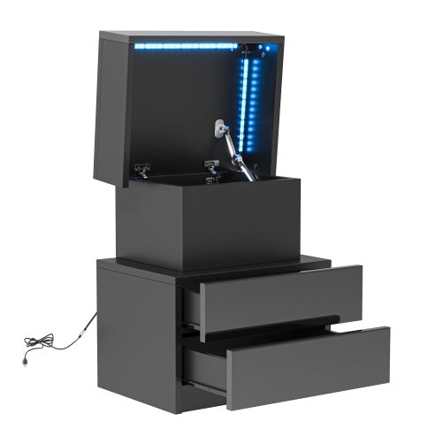Modern LED Nightstand – Elegance & Functionality-Kitchen-HomeAscent