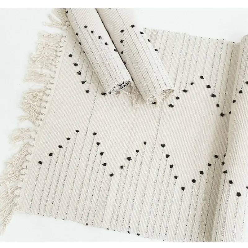 Geometric Weave Pattern Rug-HomeAscent
