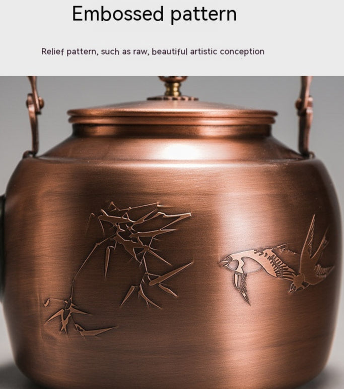 Copper Art Tea Pot