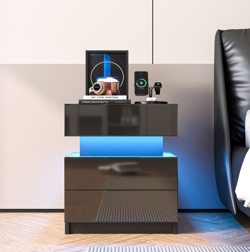 Modern LED Nightstand – Elegance & Functionality-Kitchen-HomeAscent