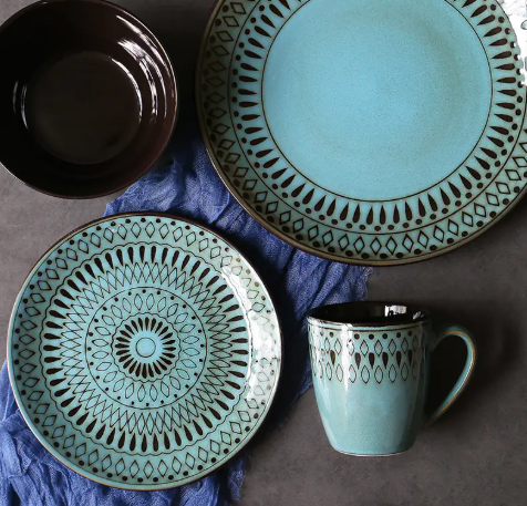 Elegant Retro Ceramic Tableware Set