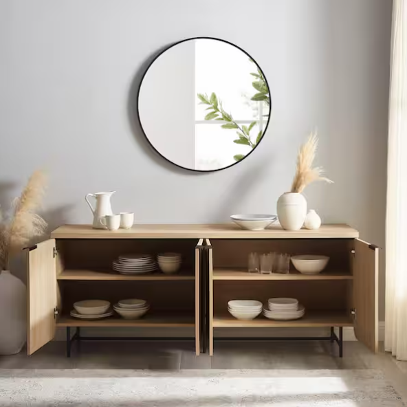Modern Fluted-Door Sideboard | Minimalist Storage Cabinet