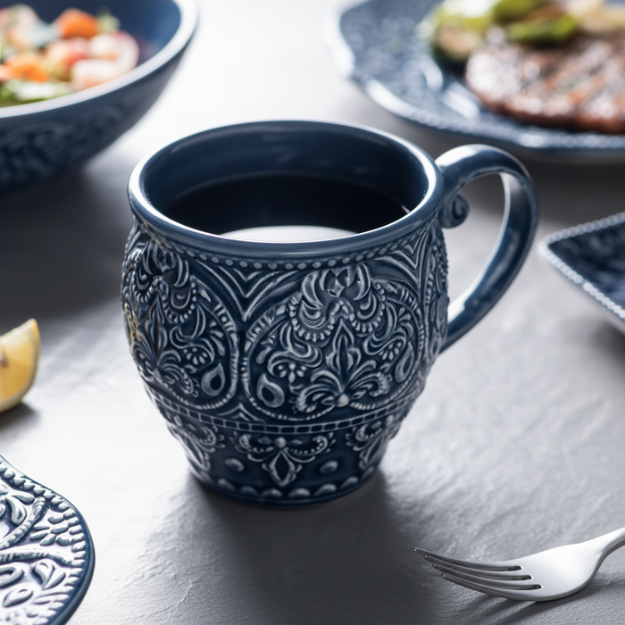 Hand-Painted Persian Ceramic Plates