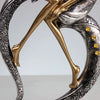 Abstract Romantic Couple Sculpture