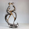 Abstract Romantic Couple Sculpture