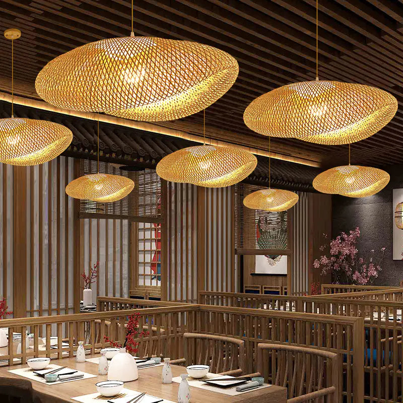 Bamboo Woven Pendant Lamp | Natural Elegant Lighting