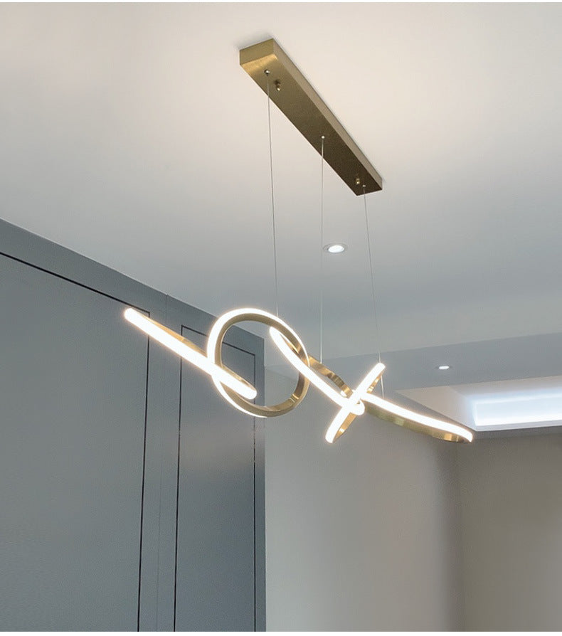 Nordic Minimalist Stainless Steel Pendant Light