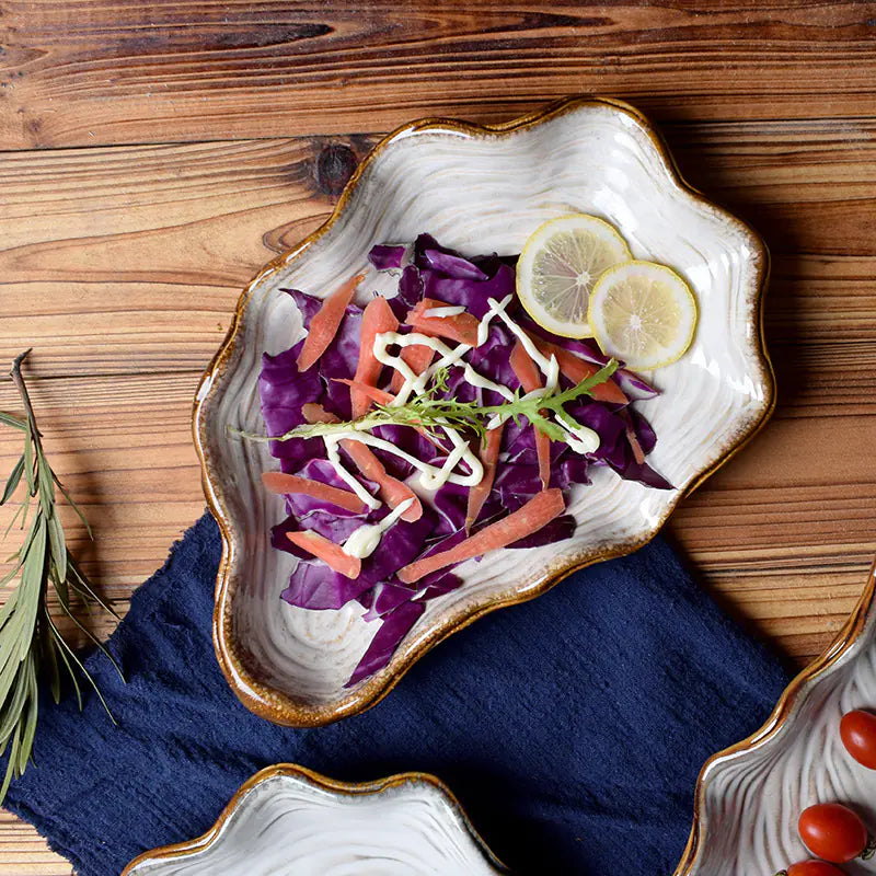 Irregular Ceramic Plates | Creative Modern Tableware