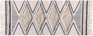 Stylish Tufted Cotton Rug-HomeAscent
