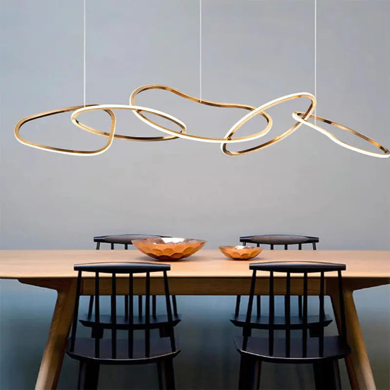 Nordic Minimalist Stainless Steel Pendant Light