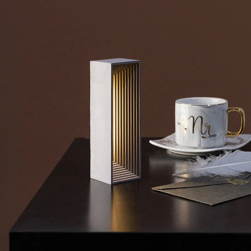 Minimalist Concrete Table Lamp for Modern Spaces