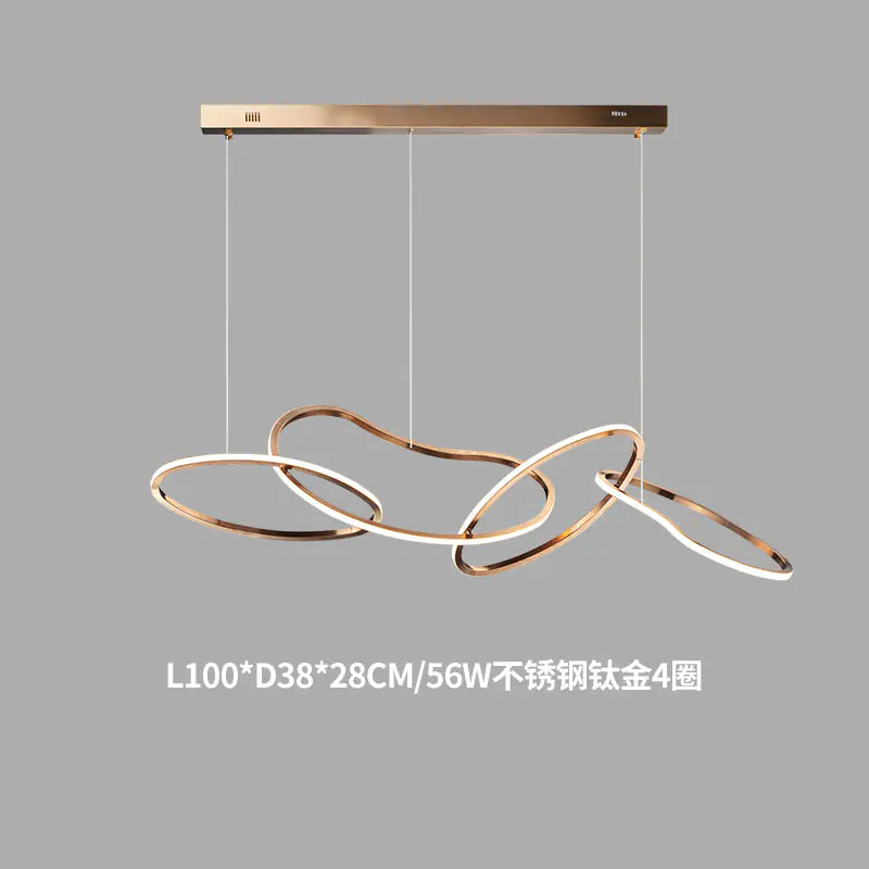 Nordic Minimalist Stainless Steel Pendant Light