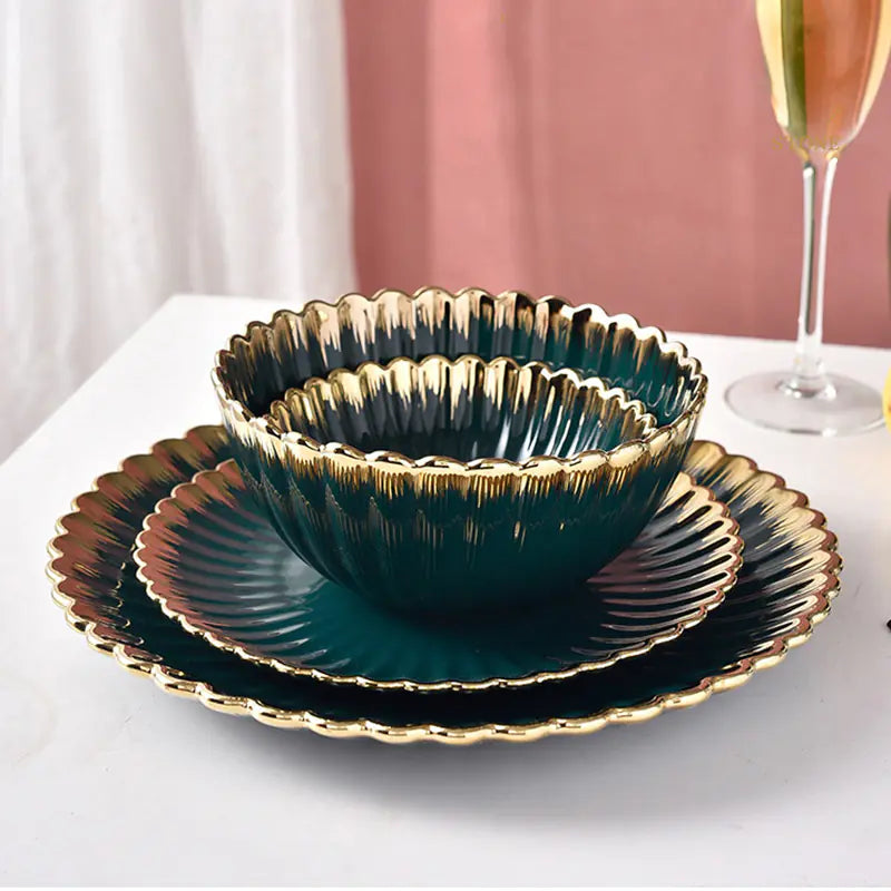 Ceramic Plate & Bowl Set – Elegant Tableware