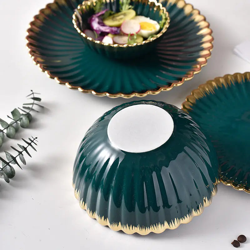 Ceramic Plate & Bowl Set – Elegant Tableware
