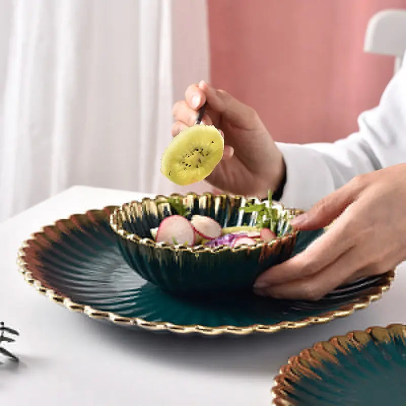 Ceramic Plate & Bowl Set – Elegant Tableware