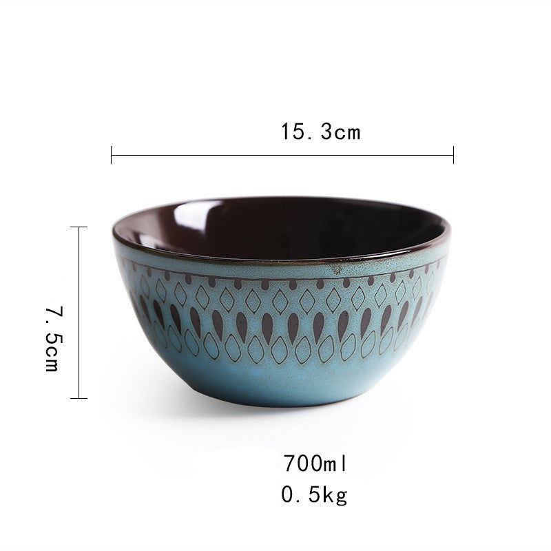 Elegant Retro Ceramic Tableware Set