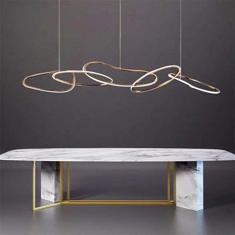Nordic Minimalist Stainless Steel Pendant Light
