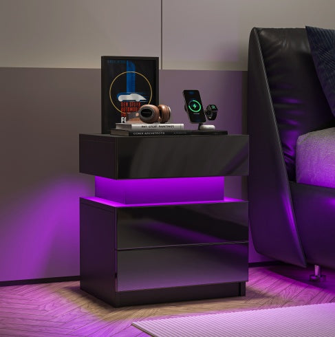 Modern LED Nightstand – Elegance & Functionality-Kitchen-HomeAscent