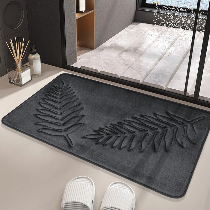 Botanical Memory Foam Bath Mat