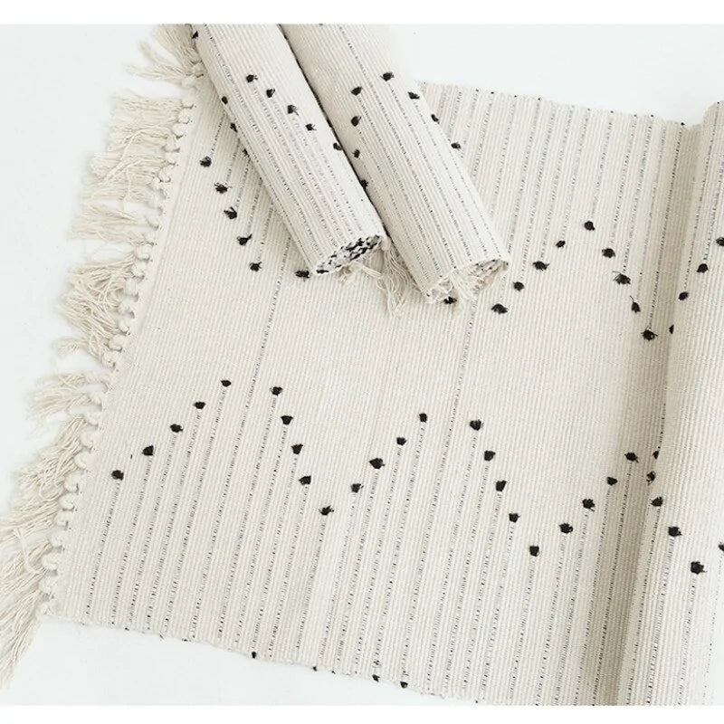 Geometric Weave Pattern Rug-HomeAscent