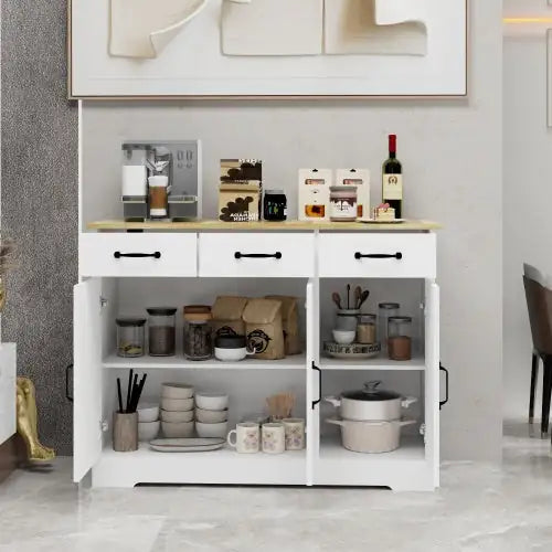 Farmhouse Buffet Cabinet | Versatile Sideboard Storage