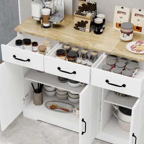 Farmhouse Buffet Cabinet | Versatile Sideboard Storage