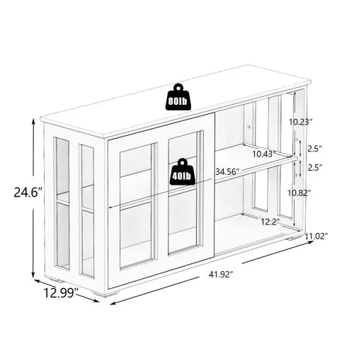 Sturdy & Versatile Storage Cabinet | Kitchen & Living Use