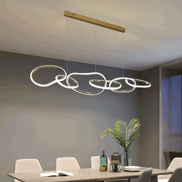 Nordic Minimalist Stainless Steel Pendant Light