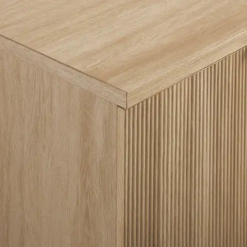 Modern Fluted-Door Sideboard | Minimalist Storage Cabinet
