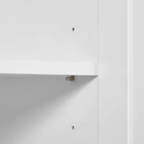 Tall  Storage Cabinet | White MDF Cabinet with Drawers