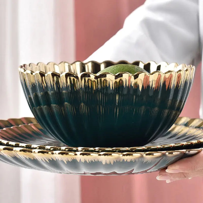 Ceramic Plate & Bowl Set – Elegant Tableware
