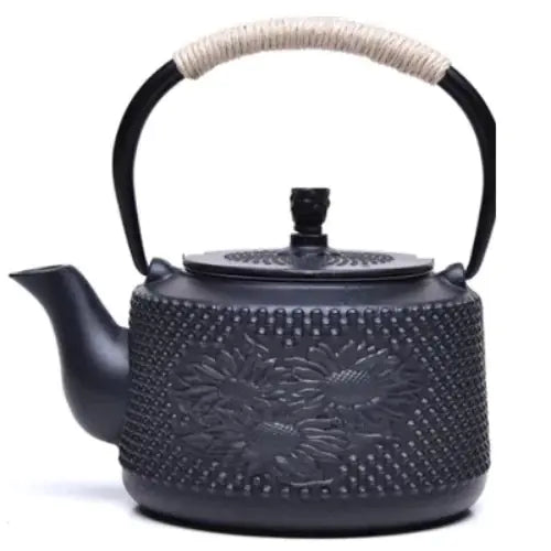 Sunflower Cast Iron Teapot | Elegant Tea & Kitchen Decor