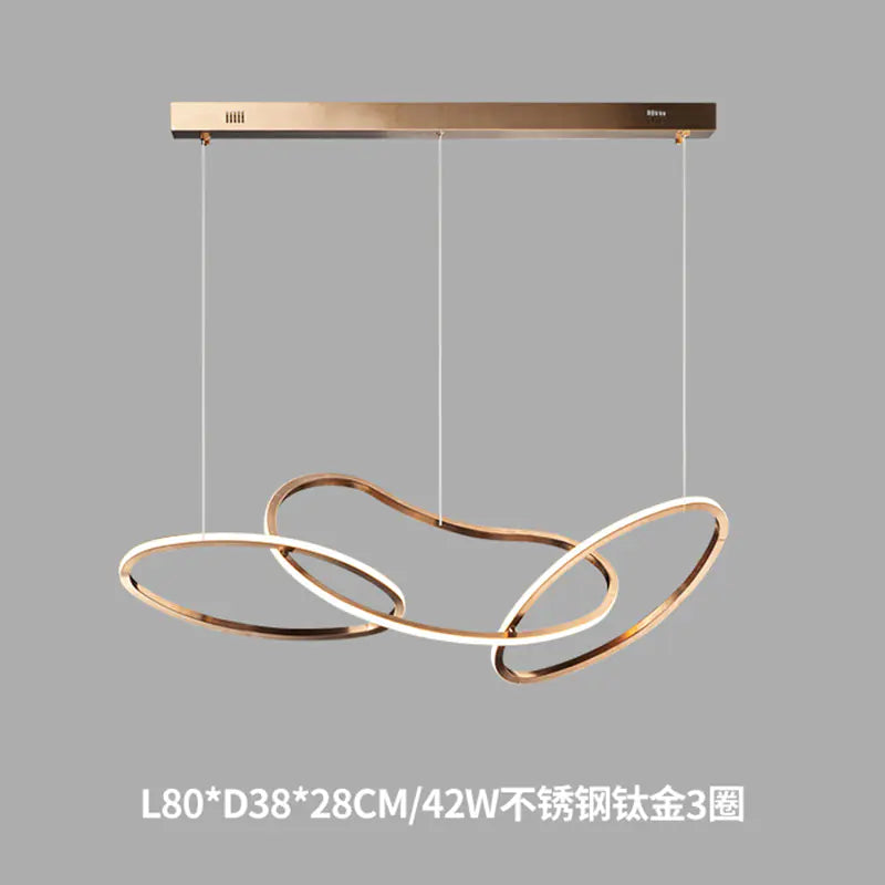 Nordic Minimalist Stainless Steel Pendant Light